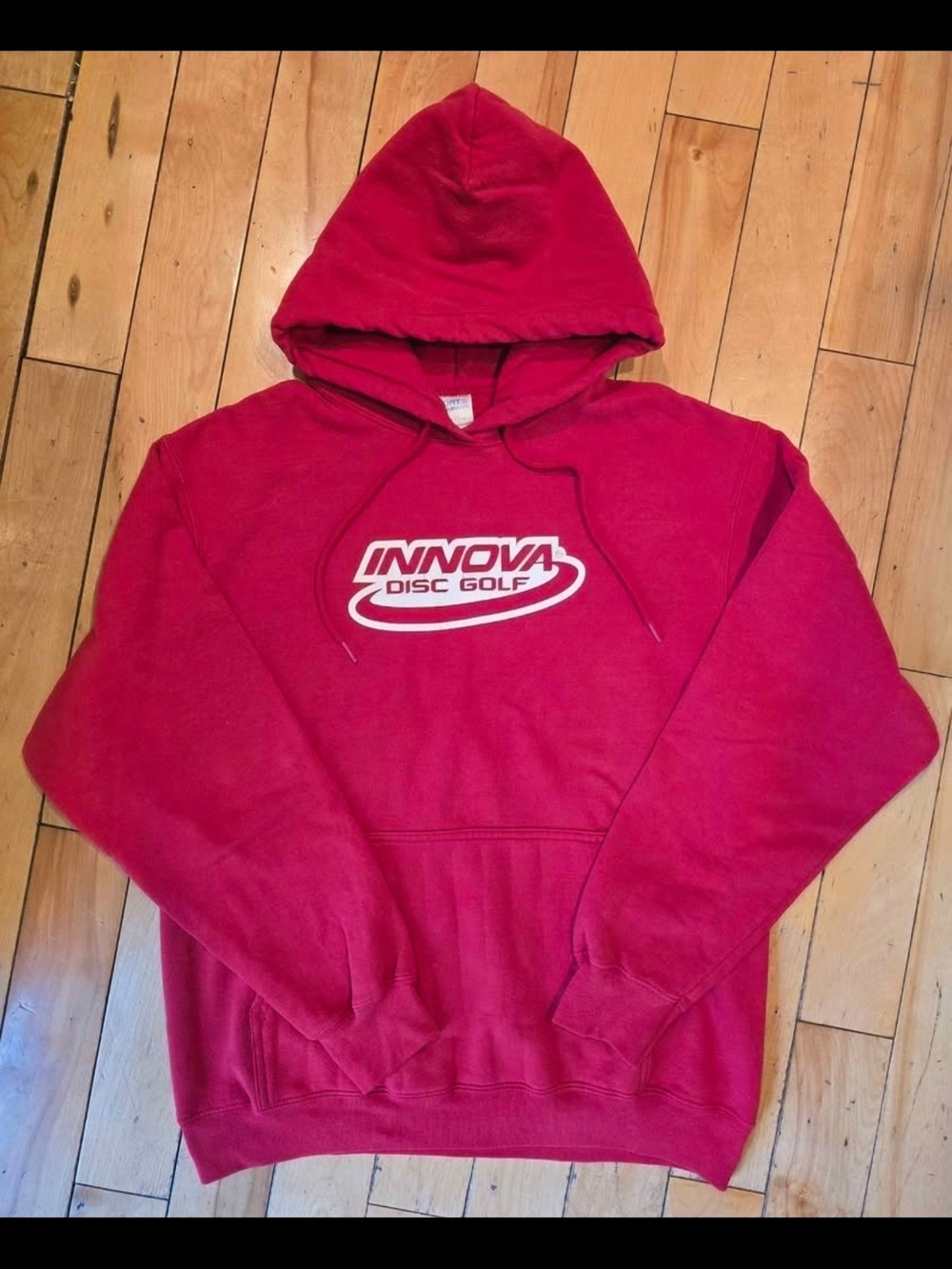 Innova Disc Golf Logo Hoodie in Bright Red